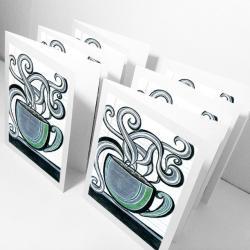 6 Blank Greeting Cards